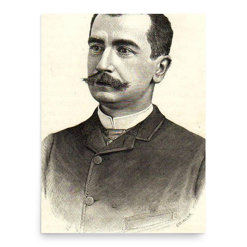 Charles Rabot poster print, in size 18x24 inches.