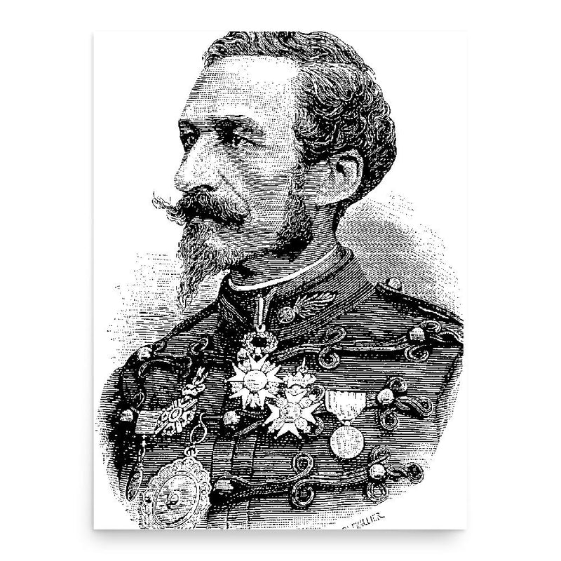 Charles Ragon de Bange poster print, in size 18x24 inches.