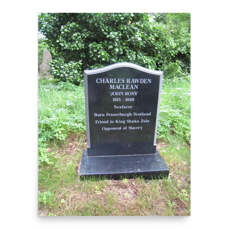 Charles Rawden Maclean poster print, in size 18x24 inches.