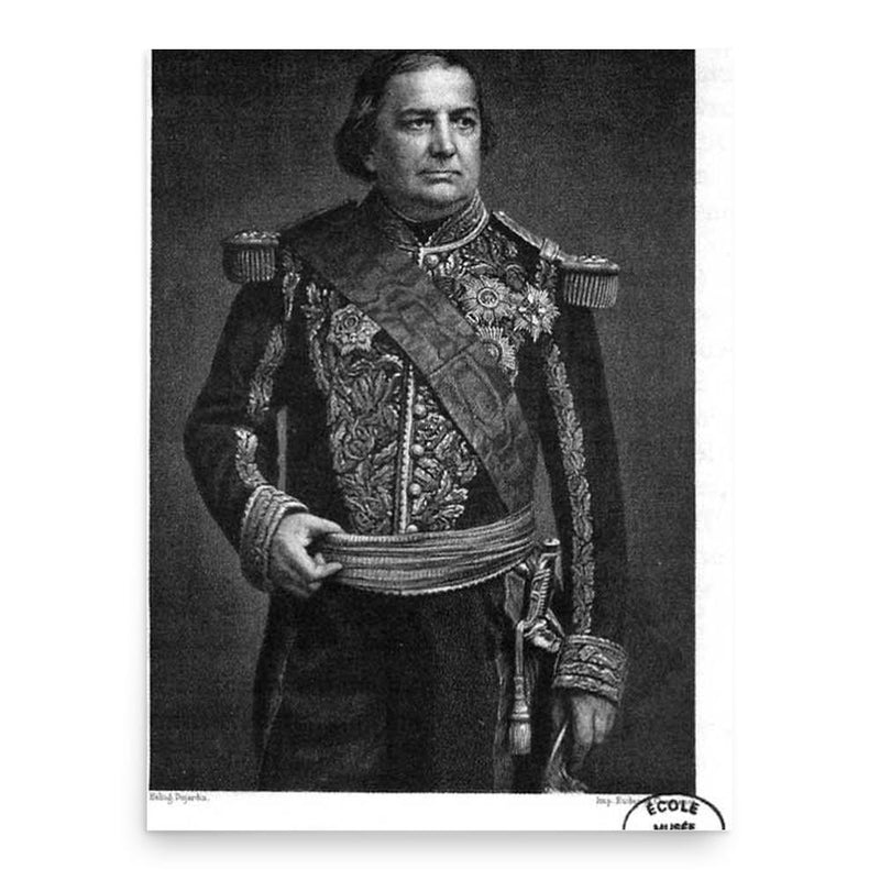 Charles Rigault de Genouilly poster print, in size 18x24 inches.