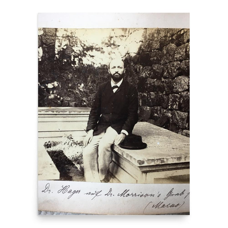 Charles Robert Hager poster print, in size 18x24 inches.