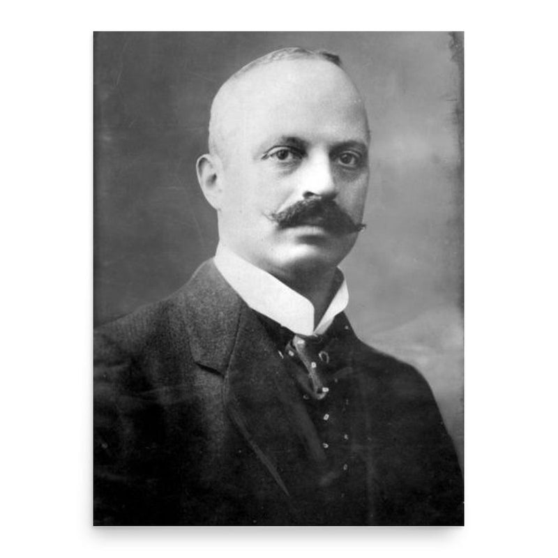 Charles Ruijs de Beerenbrouck poster print, in size 18x24 inches.