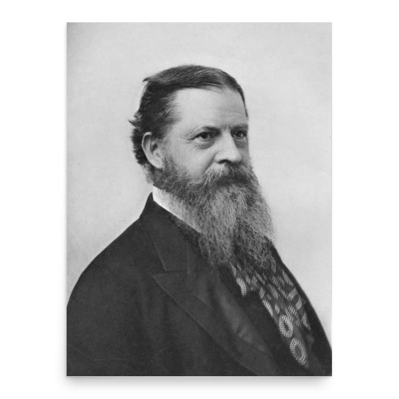 Charles Sanders Peirce poster print, in size 18x24 inches.