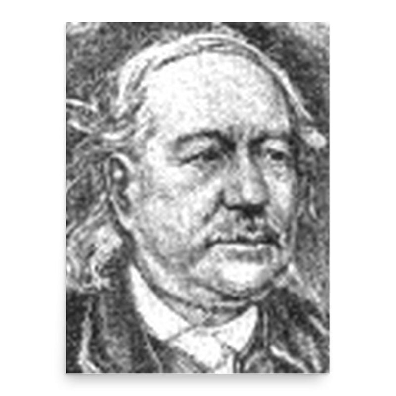 Charles Sauria poster print, in size 18x24 inches.