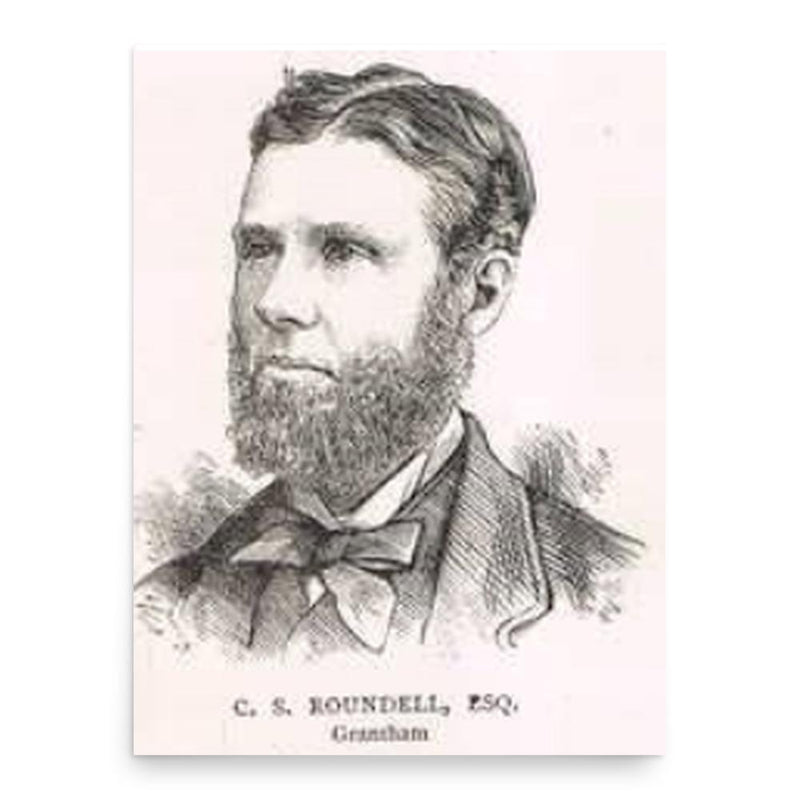 Charles Savile Roundell poster print, in size 18x24 inches.