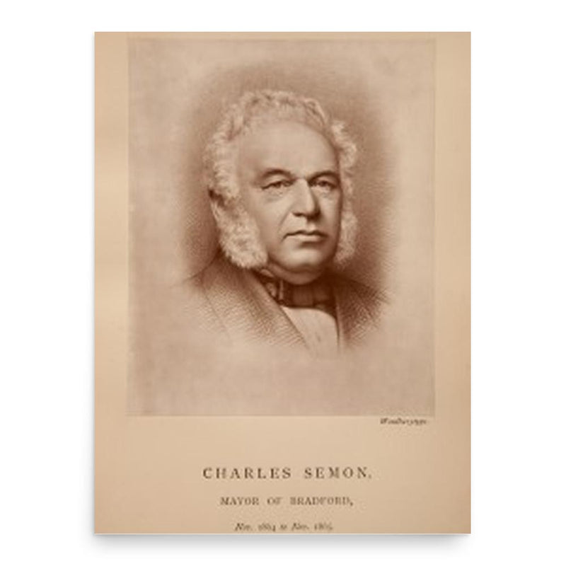 Charles Semon poster print, in size 18x24 inches.