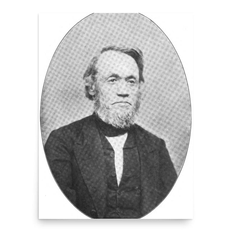 Charles Sholes poster print, in size 18x24 inches.