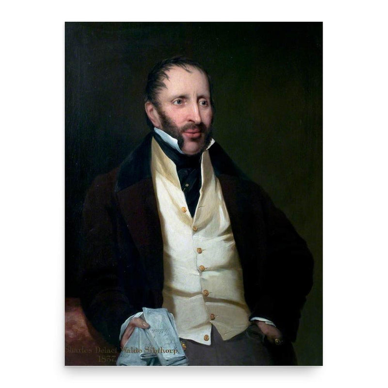 Charles Sibthorp poster print, in size 18x24 inches.