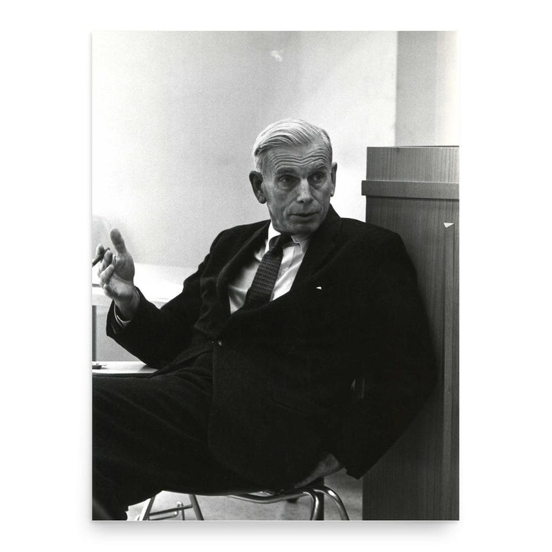 Charles Siepmann poster print, in size 18x24 inches.