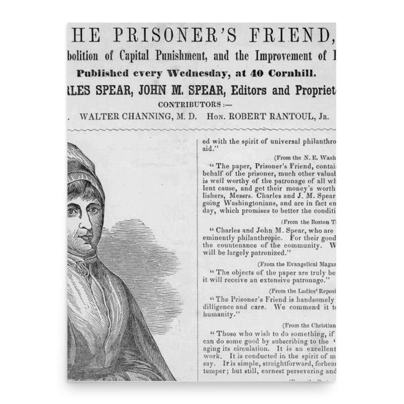 Charles Spear poster print, in size 18x24 inches.