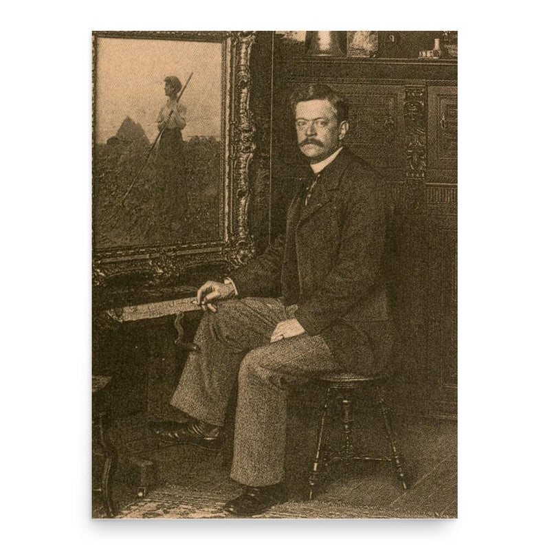 Charles Sprague Pearce poster print, in size 18x24 inches.