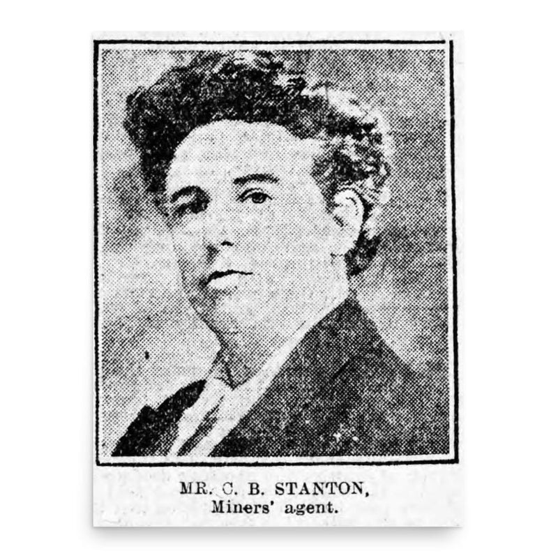 Charles Stanton poster print, in size 18x24 inches.