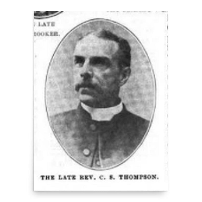 Charles Stewart Thompson poster print, in size 18x24 inches.