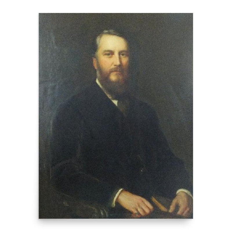 Charles Stuart Parker poster print, in size 18x24 inches.