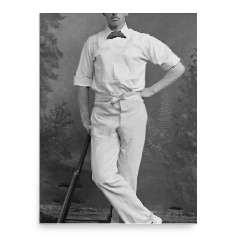 Charles Studd poster print, in size 18x24 inches.