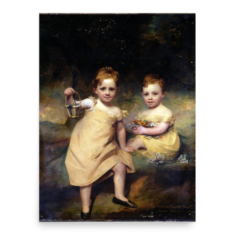 Charles Thorold Wood poster print, in size 18x24 inches.