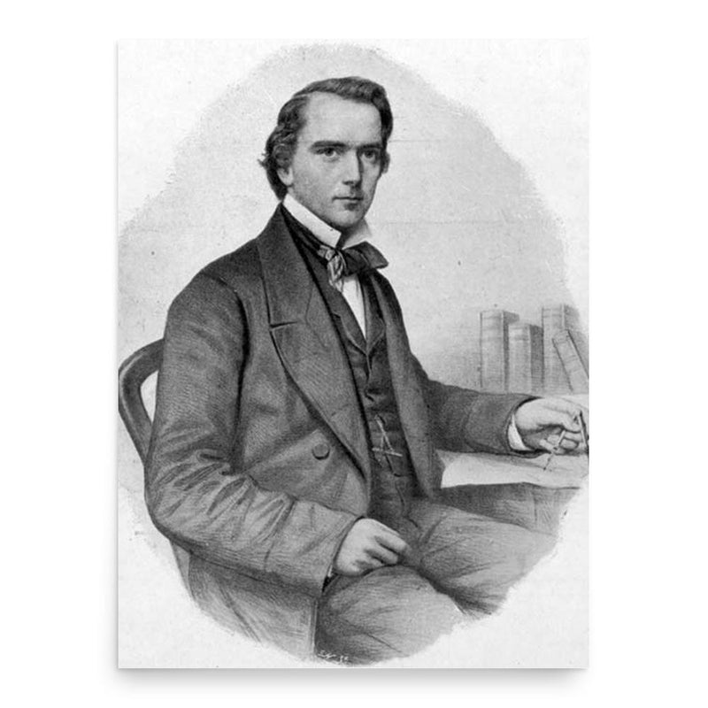 Charles Tilston Bright poster print, in size 18x24 inches.