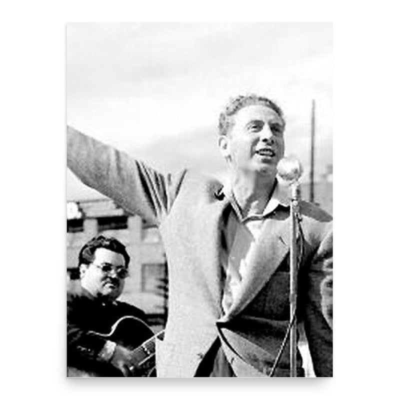 Charles Trenet poster print, in size 18x24 inches.