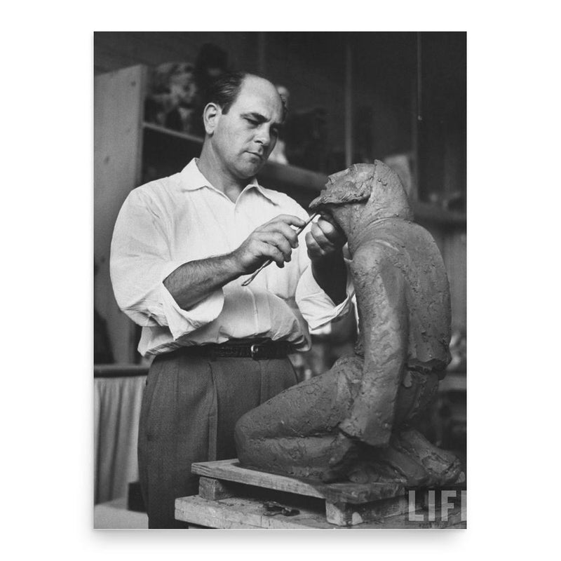 Charles Umlauf poster print, in size 18x24 inches.