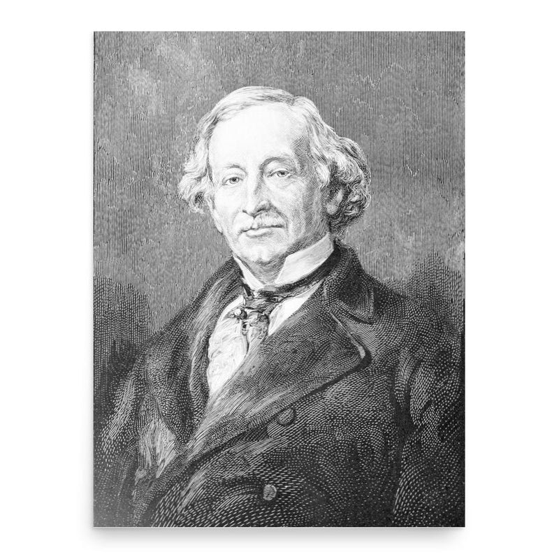 Charles Upham Shepard poster print, in size 18x24 inches.