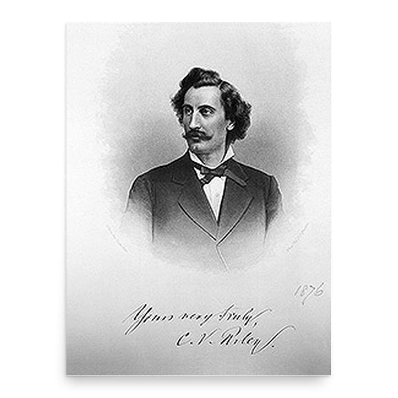 Charles Valentine Riley poster print, in size 18x24 inches.