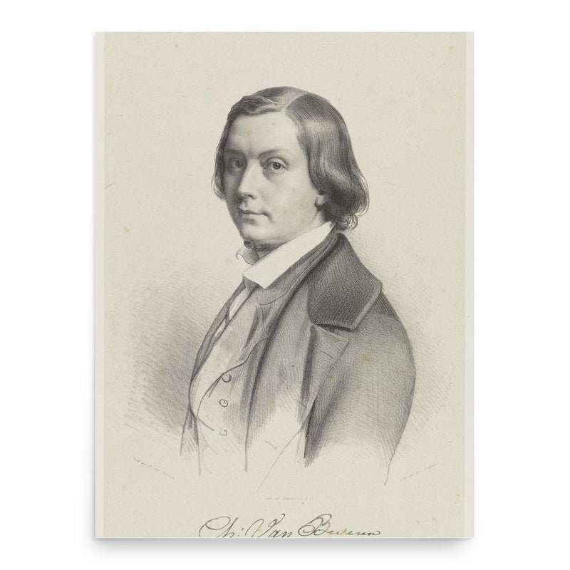 Charles Van Beveren poster print, in size 18x24 inches.