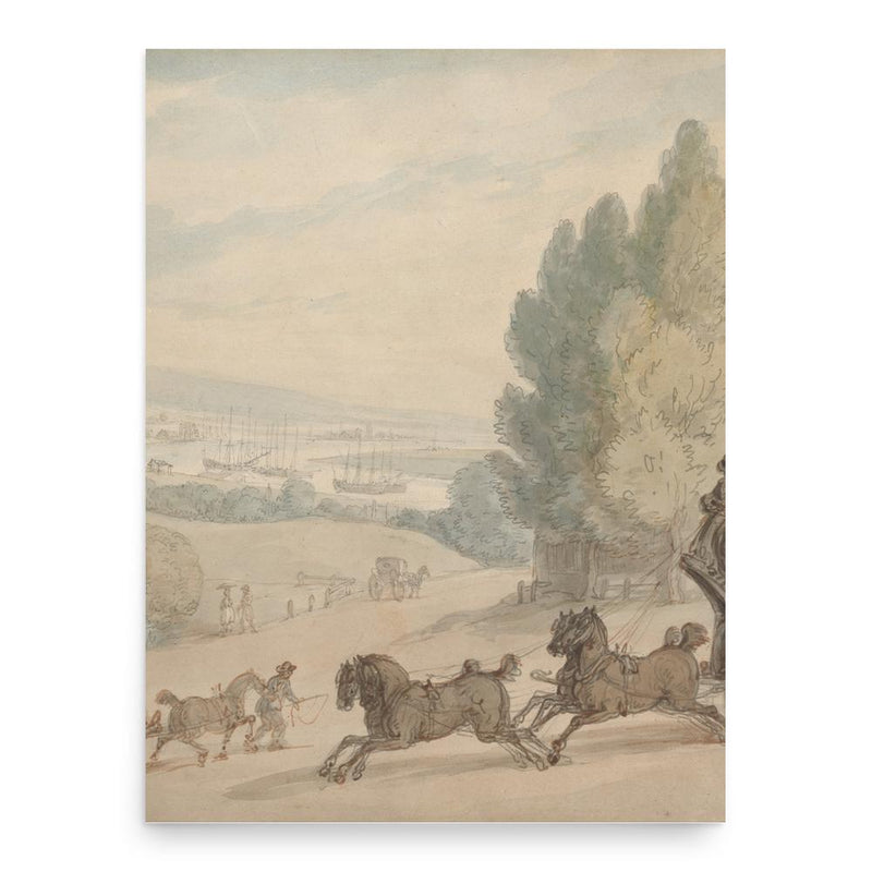 Charles Vanbrugh poster print, in size 18x24 inches.