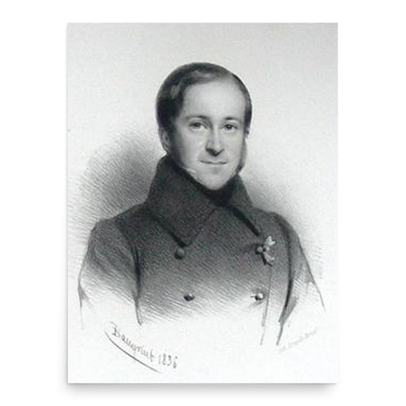 Charles Vilain XIIII poster print, in size 18x24 inches.