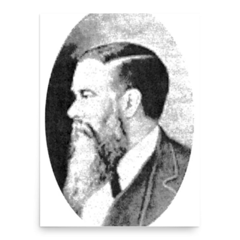 Charles Warton poster print, in size 18x24 inches.