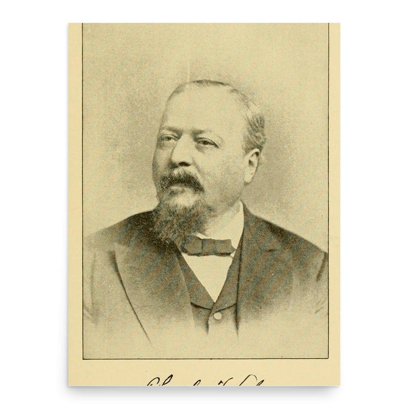 Charles Wels poster print, in size 18x24 inches.