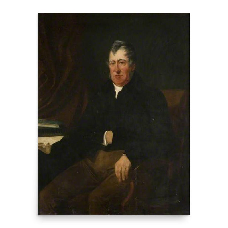 Charles William Bigge poster print, in size 18x24 inches.