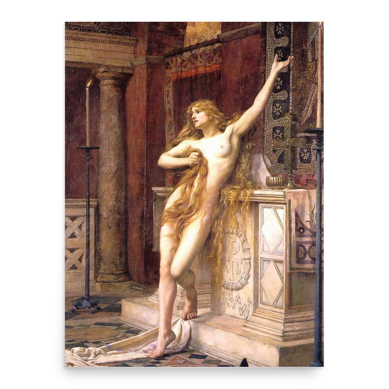 Charles William Mitchell poster print, in size 18x24 inches.