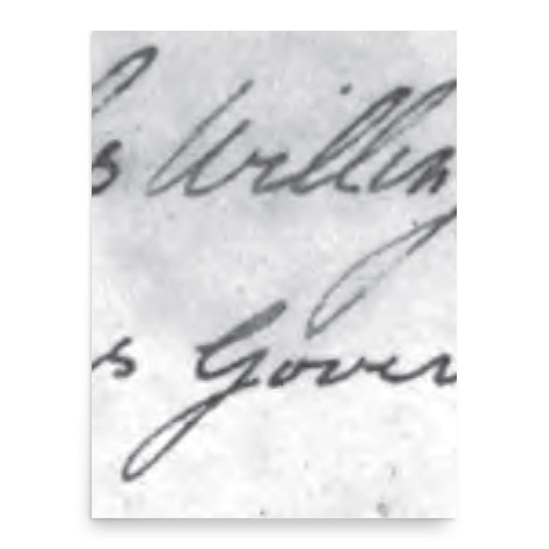 Charles Willing Byrd poster print, in size 18x24 inches.