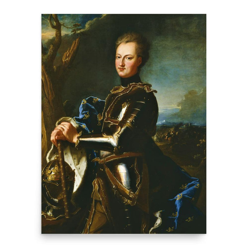 Charles XII poster print, in size 18x24 inches.