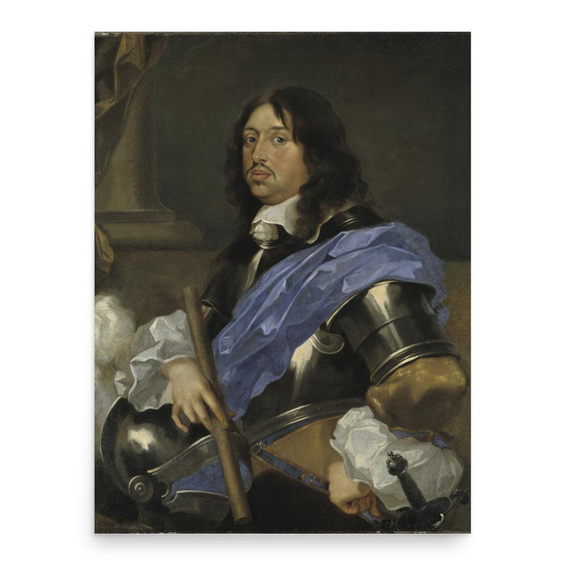 Charles X Gustav of Sweden poster print, in size 18x24 inches.