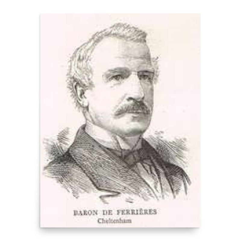 Charles de Ferrieres poster print, in size 18x24 inches.