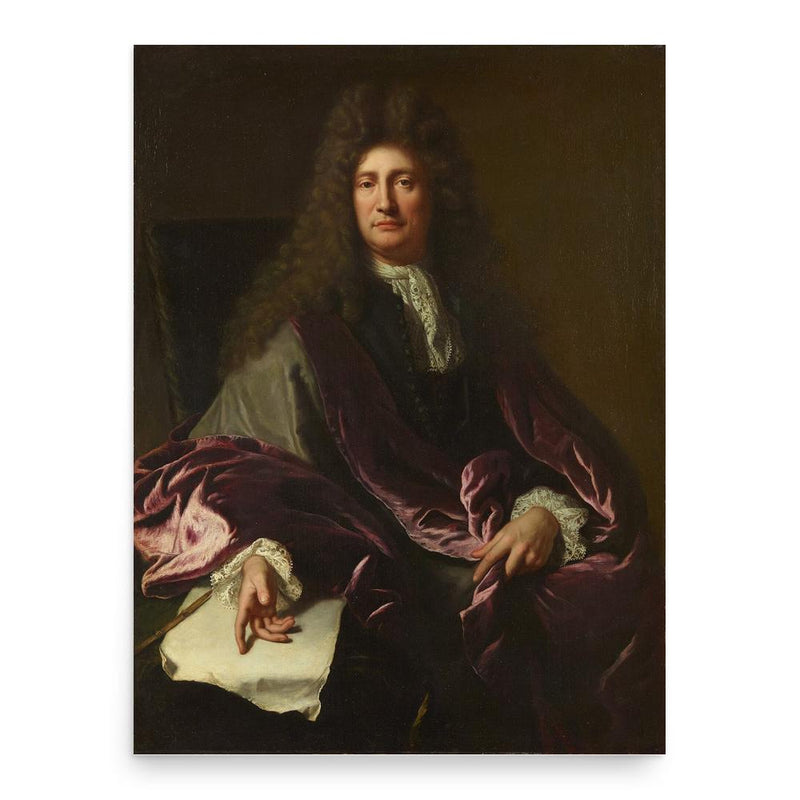 Charles de La Fosse poster print, in size 18x24 inches.