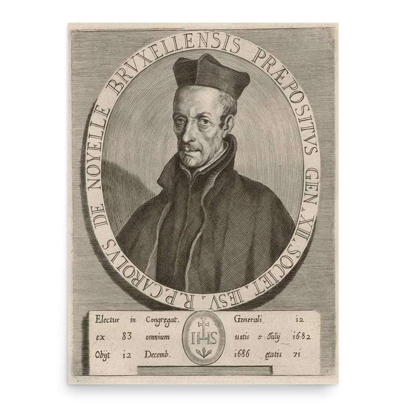 Charles de Noyelle poster print, in size 18x24 inches.