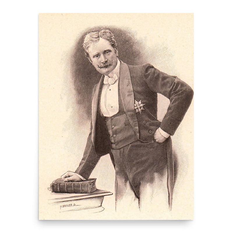 Charles le Bargy poster print, in size 18x24 inches.