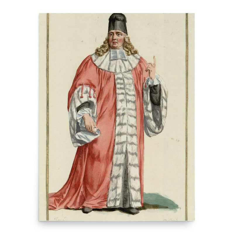 Charles le Beau poster print, in size 18x24 inches.