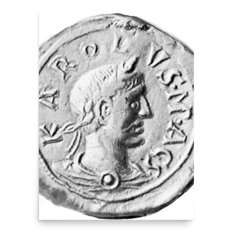 Charles the Fat poster print, in size 18x24 inches.