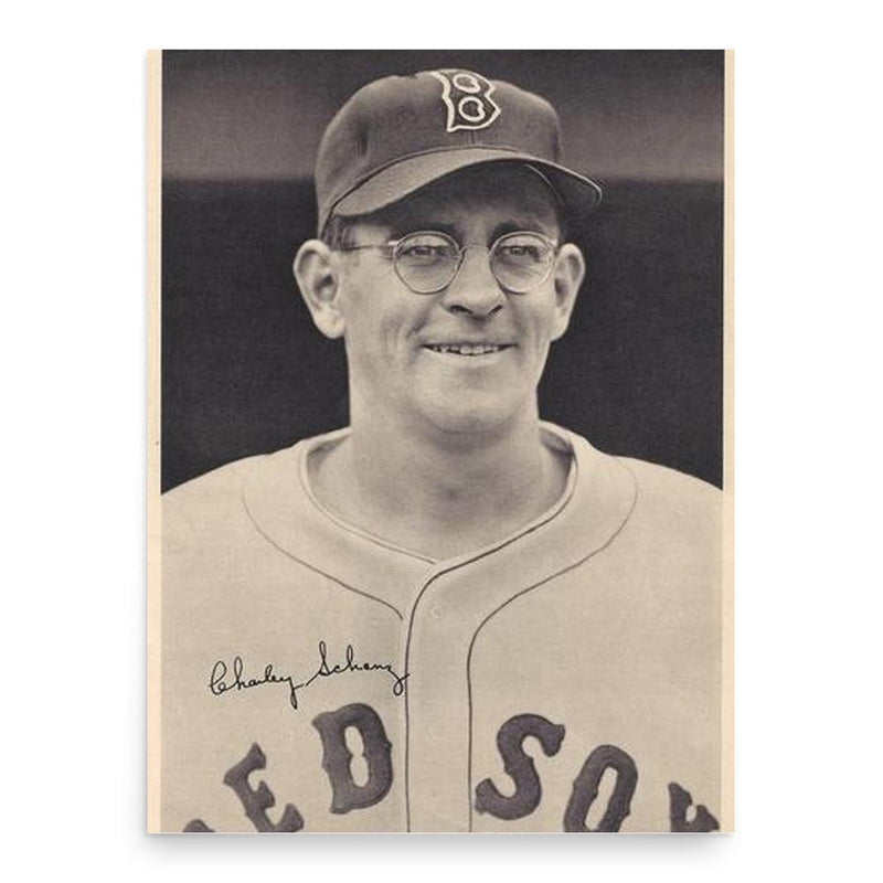 Charley Schanz poster print, in size 18x24 inches.