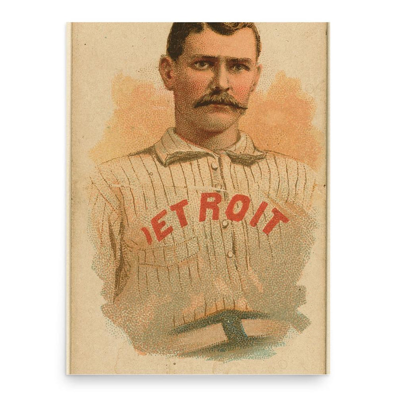 Charlie Bennett poster print, in size 18x24 inches.