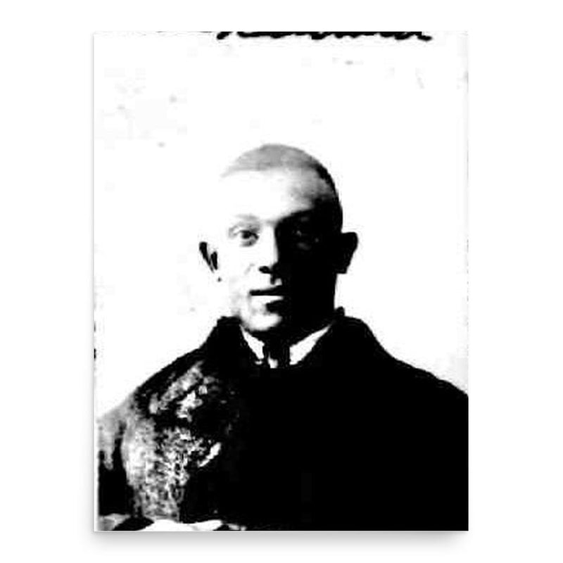 Charlie Blackwell poster print, in size 18x24 inches.