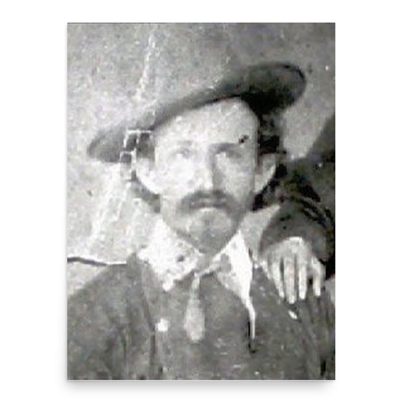 Charlie Bowdre poster print, in size 18x24 inches.