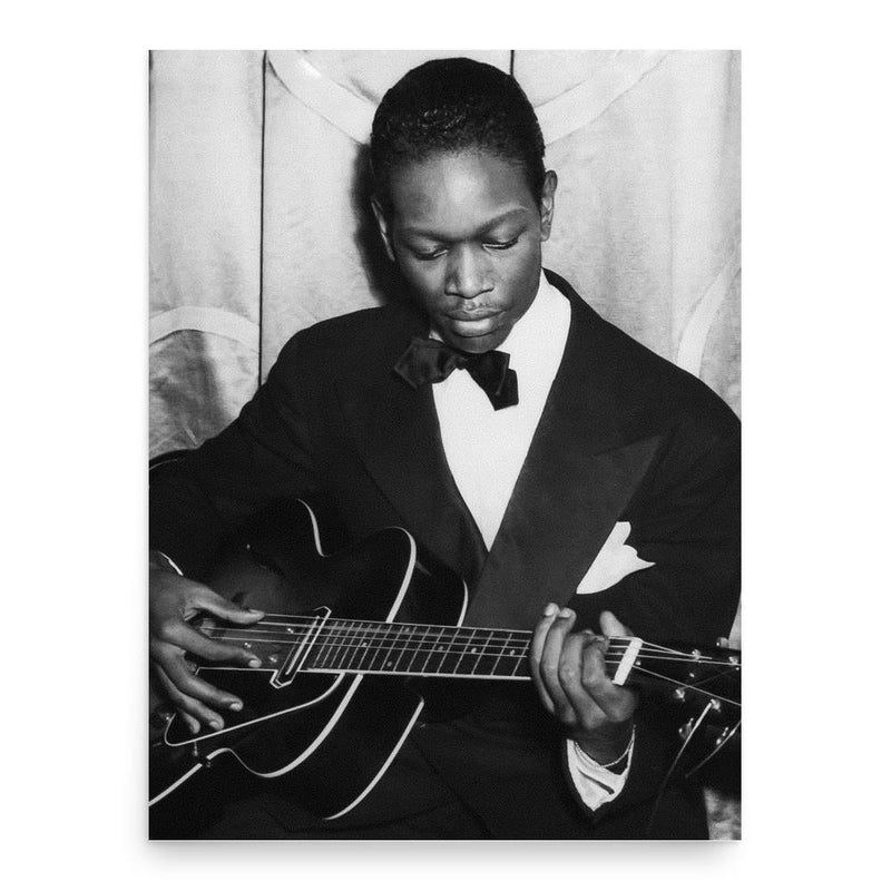 Charlie Christian poster print, in size 18x24 inches.