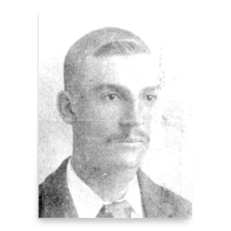 Charlie Forbes poster print, in size 18x24 inches.