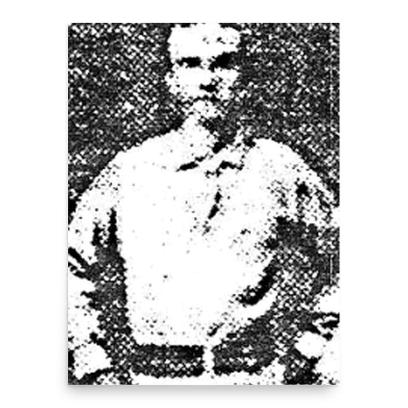 Charlie Kalbfus poster print, in size 18x24 inches.