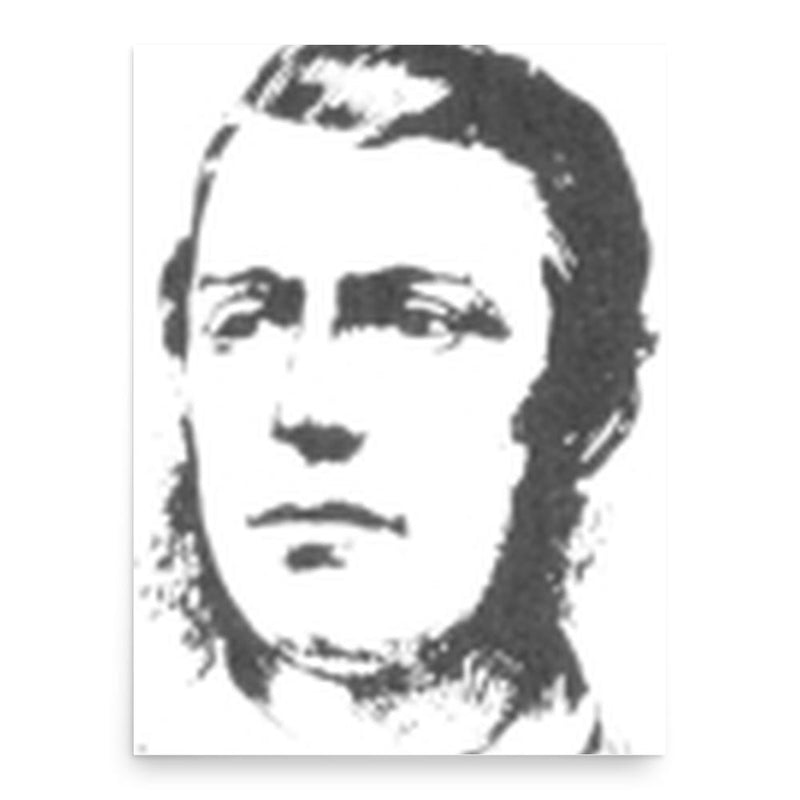 Charlie Pabor poster print, in size 18x24 inches.