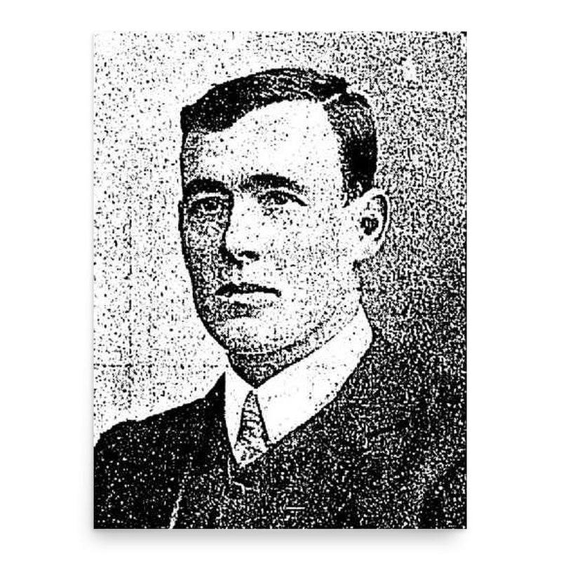 Charlie Roland poster print, in size 18x24 inches.